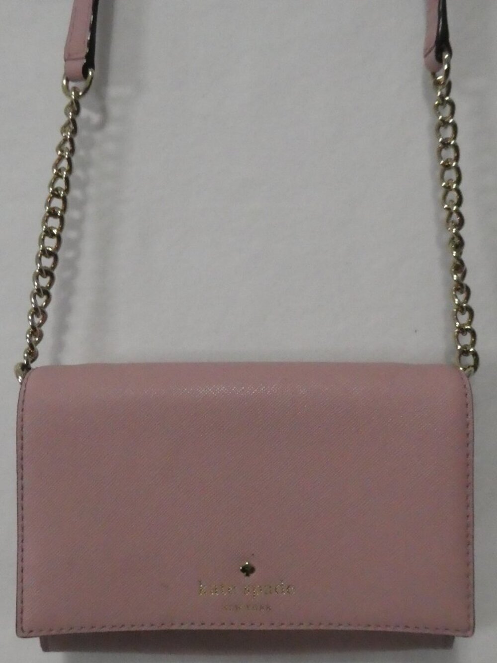KATE SPADE New York Cami Saffiano Leather Crossbody Bag - Soft Blush Pink